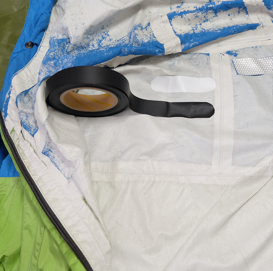 Ynak レインウェア 2 5レイヤー 対応 シームテープ 補修 メンテナンス アイロン式 説明書 ブラック 幅18mm 長さm Ynak Store